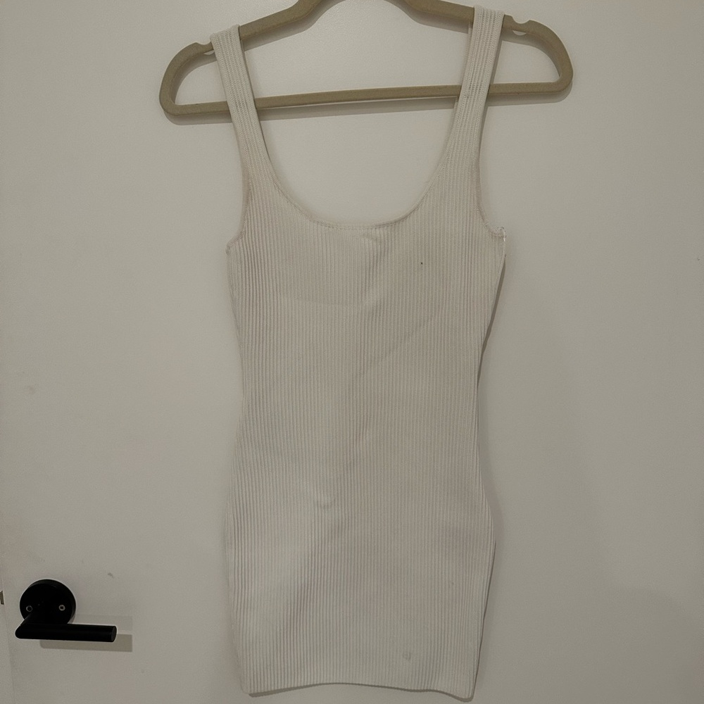 White fit Dress
